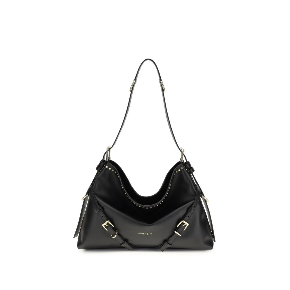 Borsa a tracolla Givenchy Bos Taurus in pelle di vitello nera
