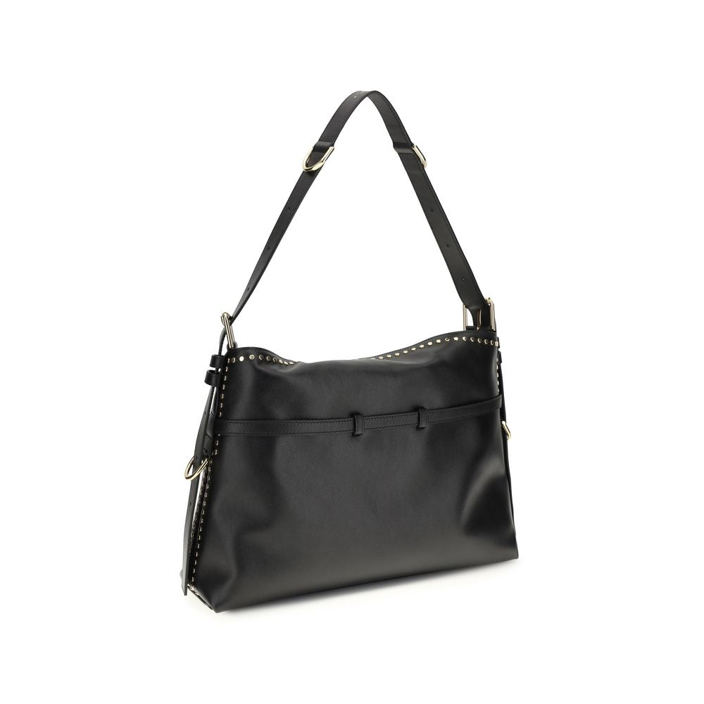 Borsa a tracolla Givenchy Bos Taurus in pelle di vitello nera