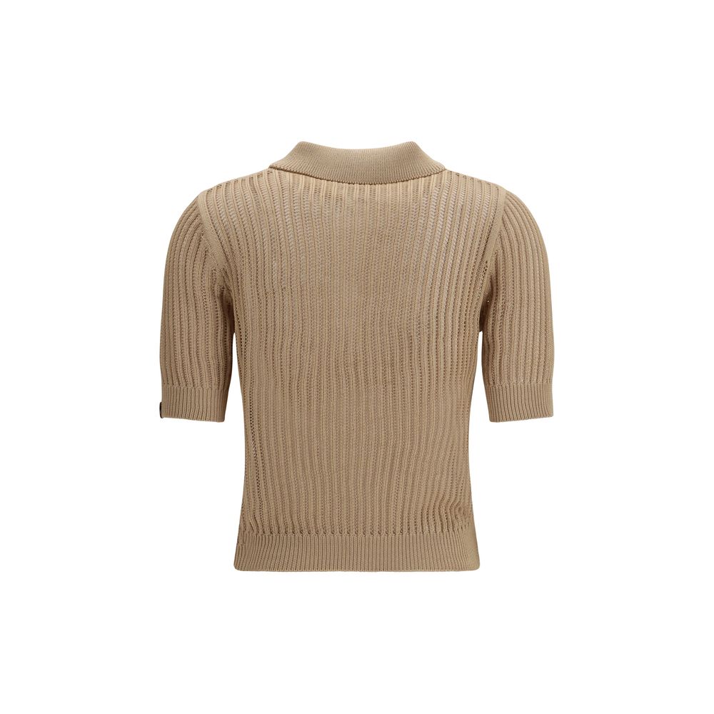 Polo Jacob Cohen en coton beige