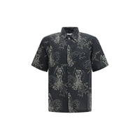 Our Legacy Gray Cotton Pattern Shirt
