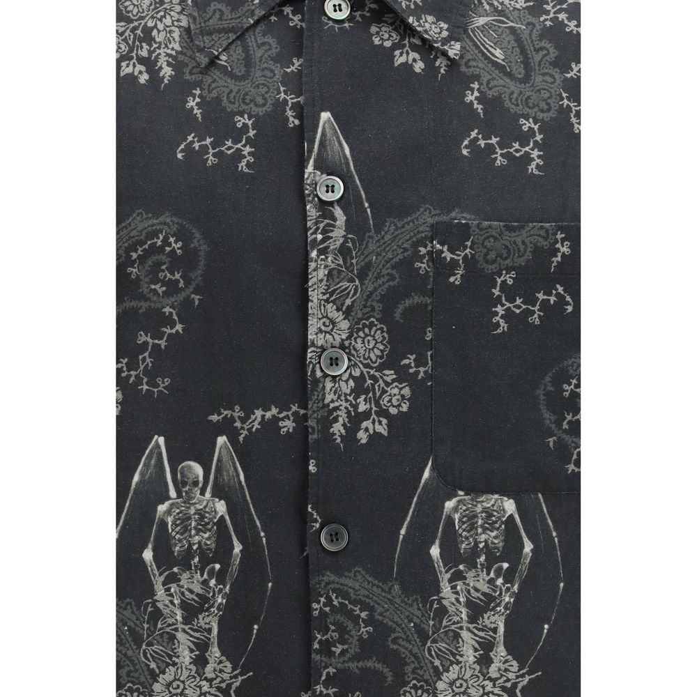 Chemise en coton gris à motifs Our Legacy