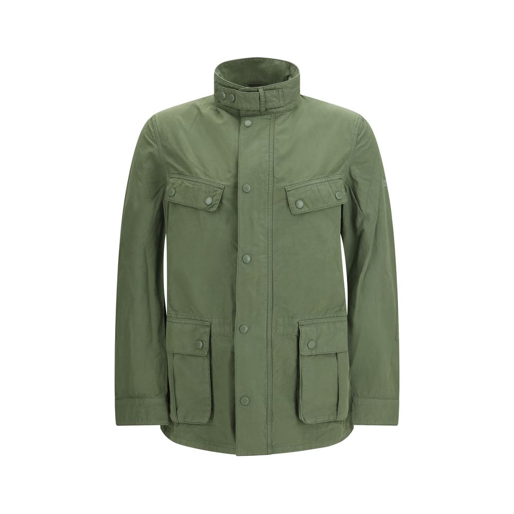 Barbour International Cappotto Bicolore in Cotone