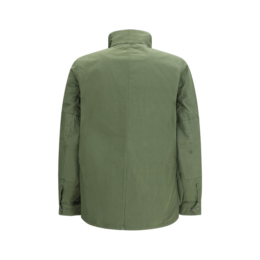 Barbour International Cappotto Bicolore in Cotone