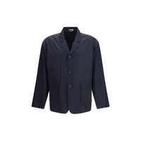Thom Browne Blue Polyester Full-Length Jacket