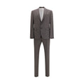 Completo due pezzi Dsquared² in lana grigia