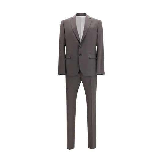 Dsquared² Gray Wool Two-Piece Suit