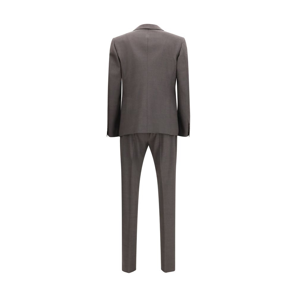 Completo due pezzi Dsquared² in lana grigia