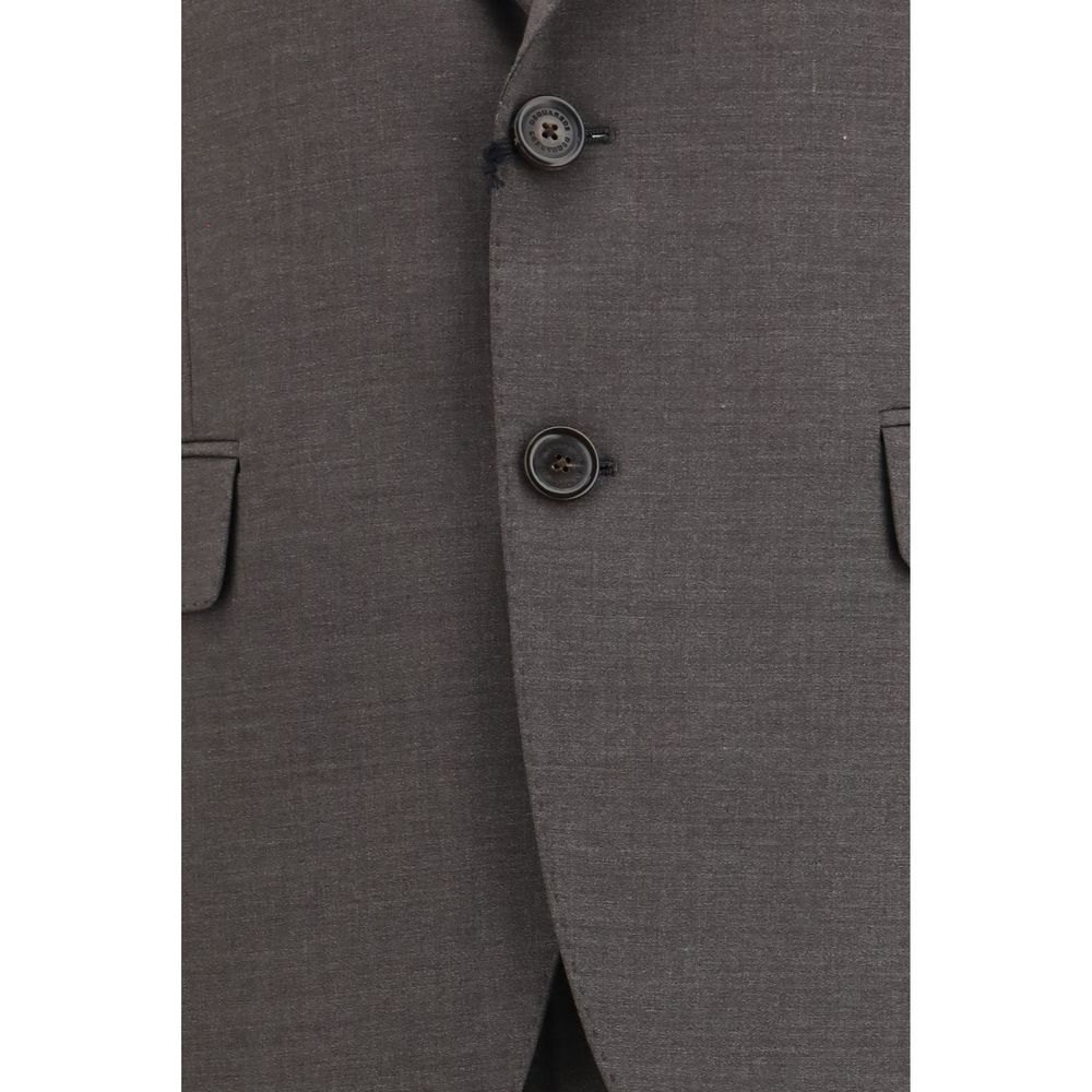 Completo due pezzi Dsquared² in lana grigia