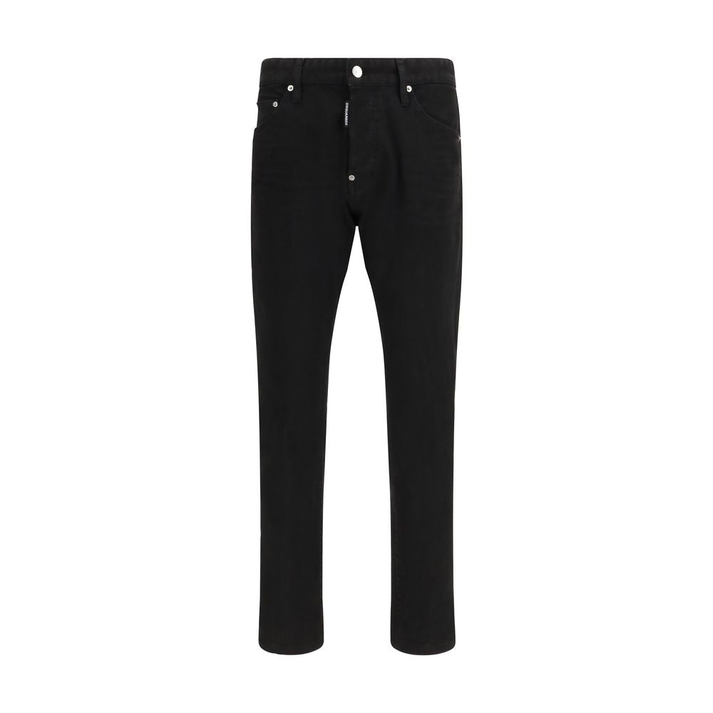Jeans slim fit in cotone nero Dsquared²