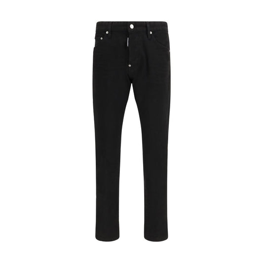 Jeans slim fit in cotone nero Dsquared²