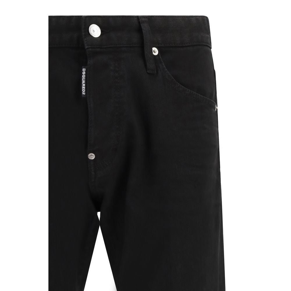 Jeans slim fit in cotone nero Dsquared²
