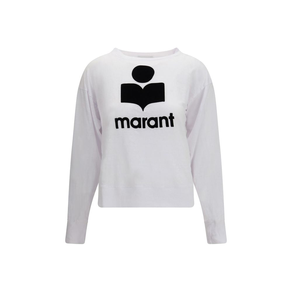 Sweat-shirt en lin blanc Isabel Marant Étoile