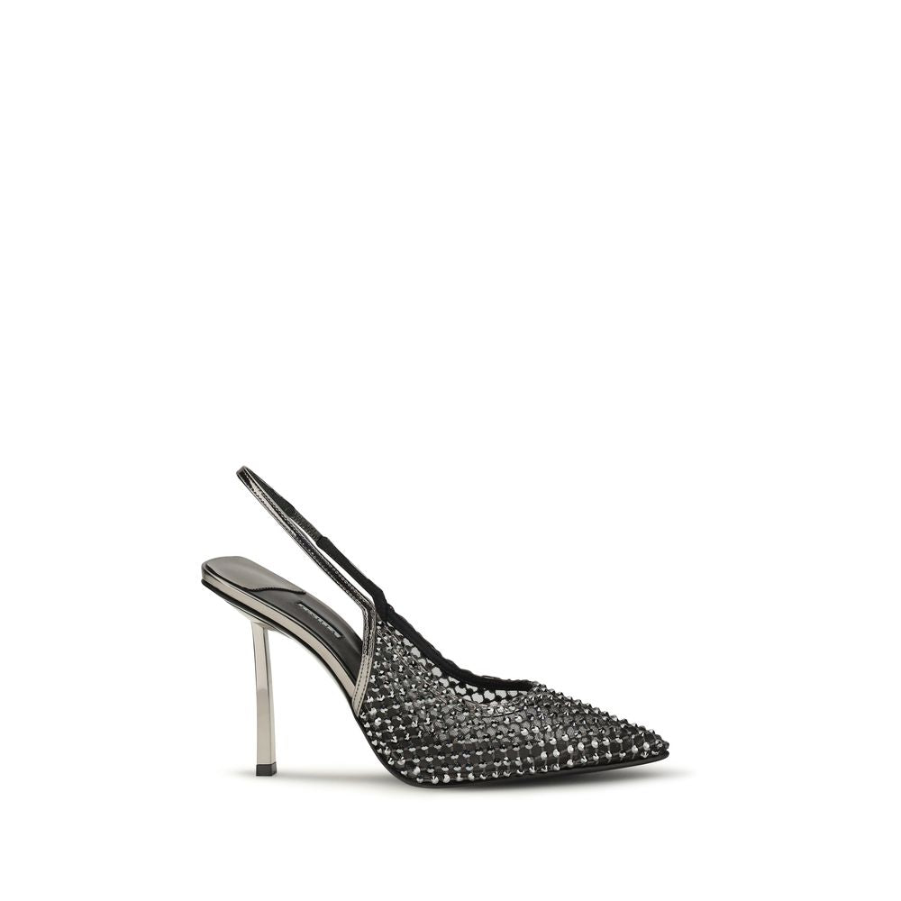 Escarpins à talons hauts en nylon noir LE SILLA