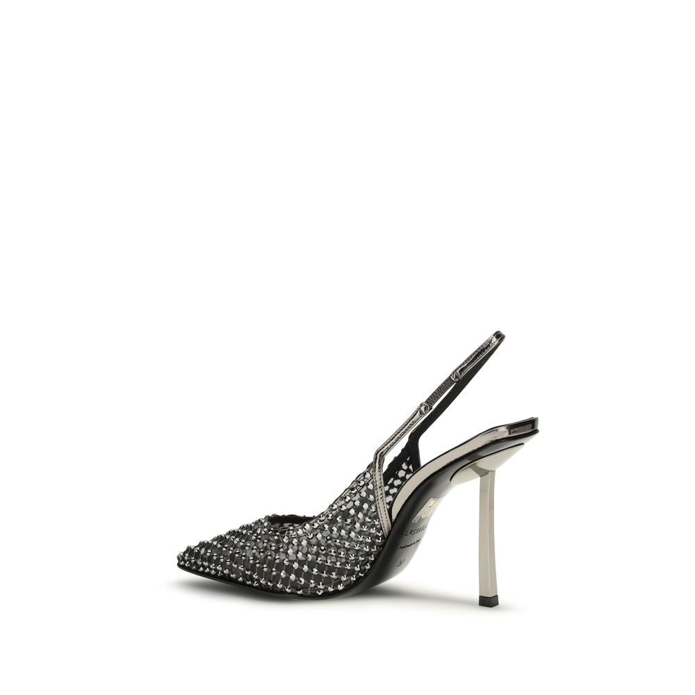 Escarpins à talons hauts en nylon noir LE SILLA