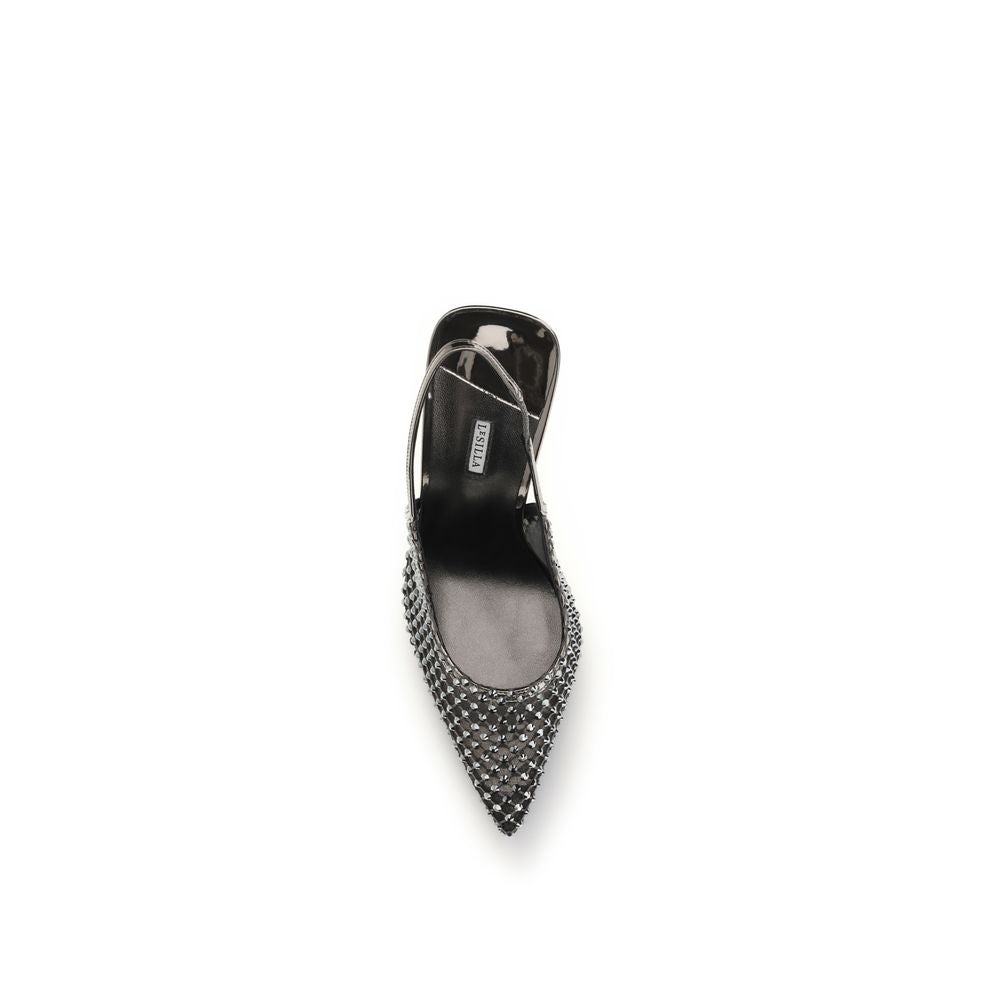 Escarpins à talons hauts en nylon noir LE SILLA