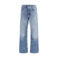 Jeans Off-White blu in cotone a vestibilità comoda
