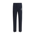 Pantalon décontracté en coton bleu Gucci