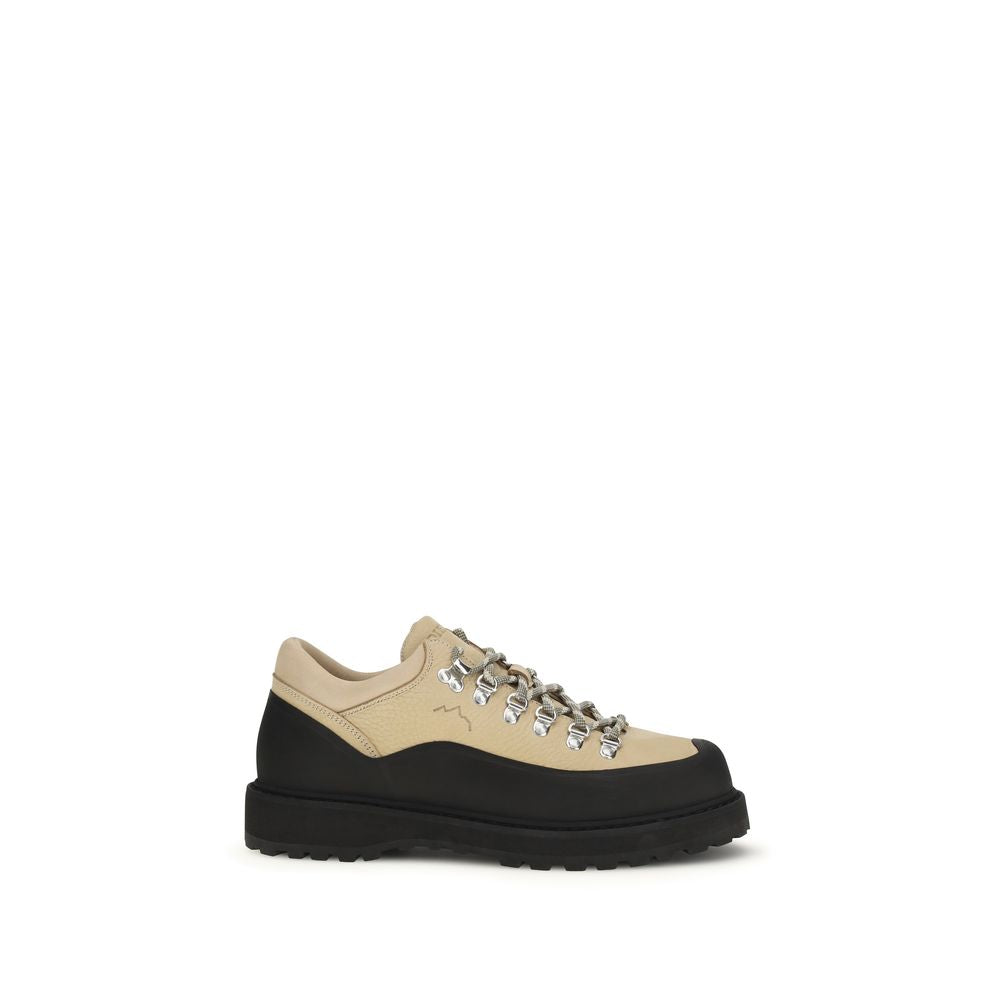 Bottes à lacets Diemme en cuir de veau beige Bos Taurus