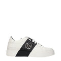 Baskets en cuir blanc Philipp Plein