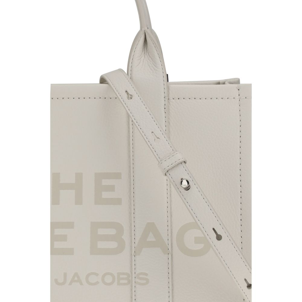 Marc Jacobs White Calf Leather Bos Taurus Handbag