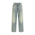 Jean droit en coton bleu Haikure