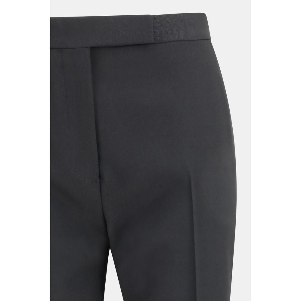Pantaloni Eleganti Tom Ford in Lana Nera