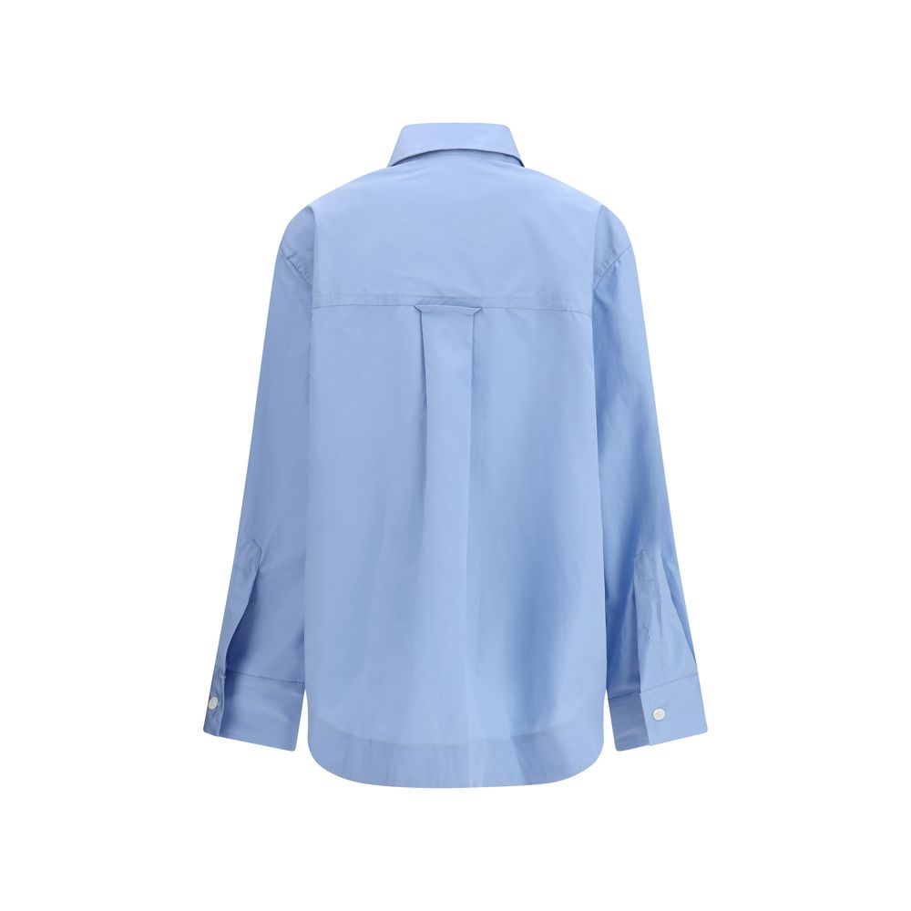 Chemise habillée Ami Paris en coton bleu