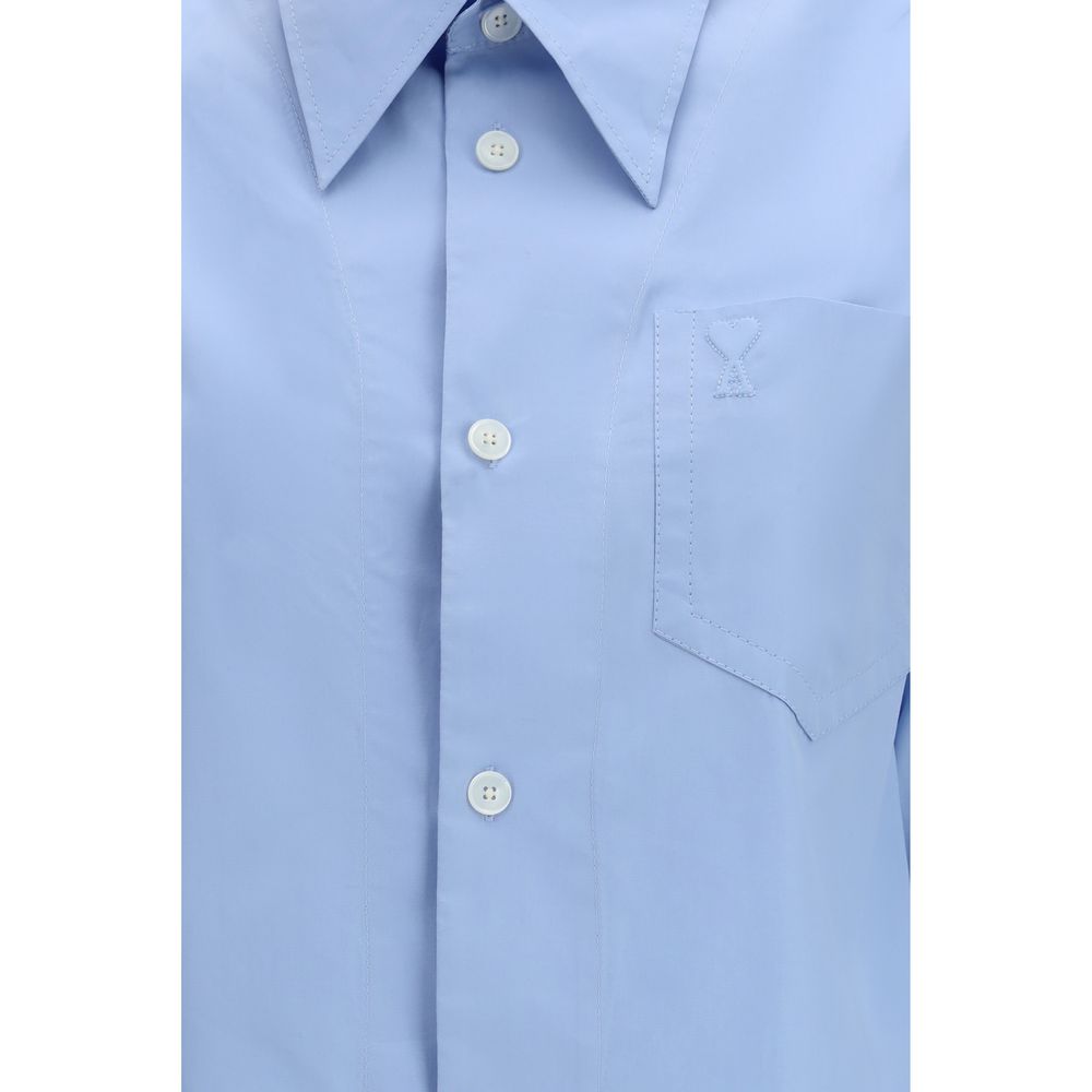 Chemise habillée Ami Paris en coton bleu