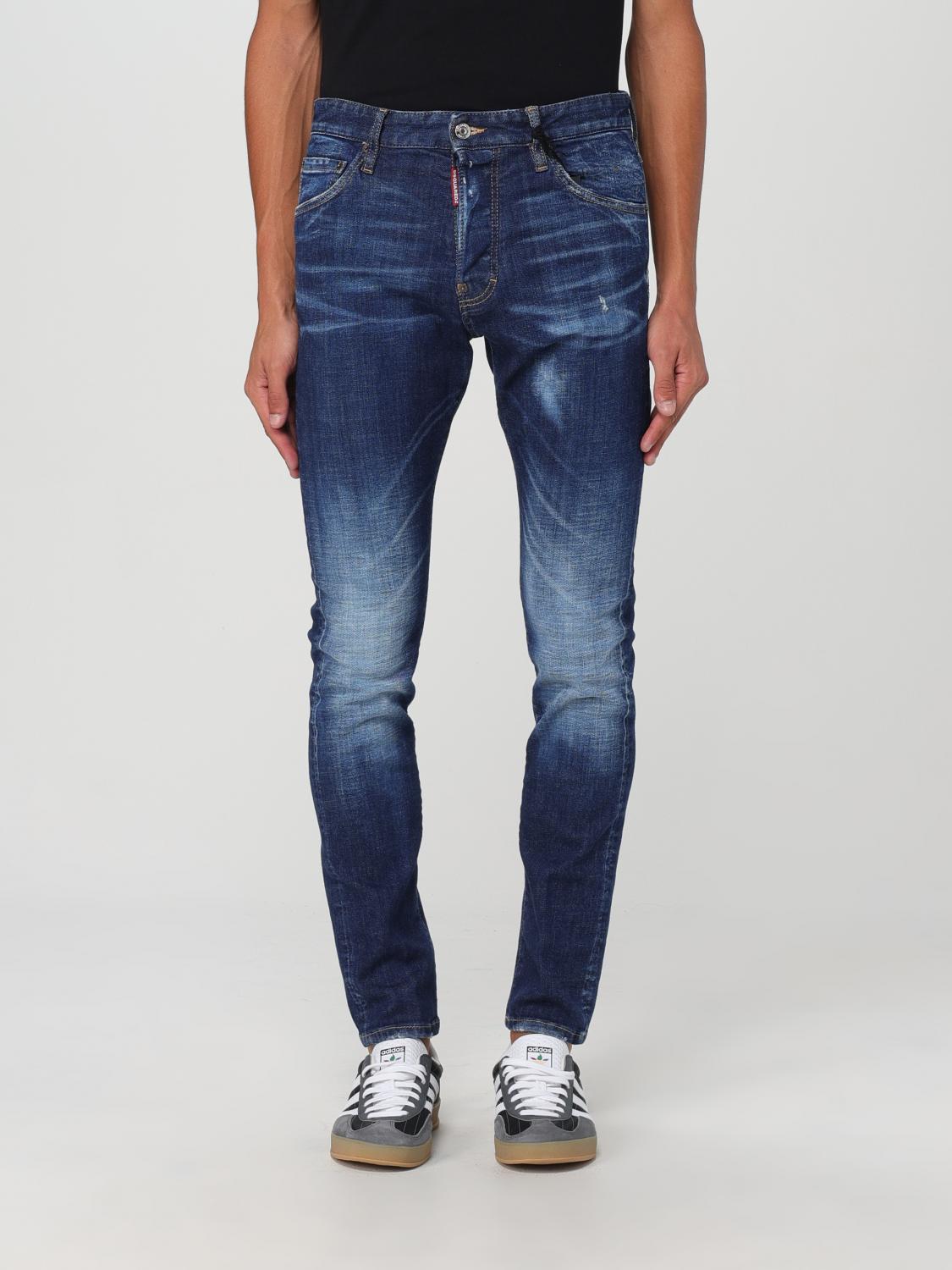 Jeans skinny en denim bleu Dsquared²