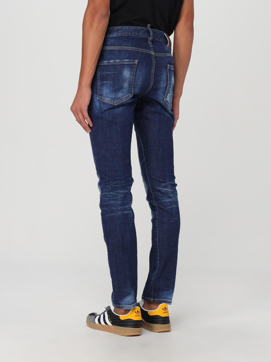 Jeans skinny en denim bleu Dsquared²