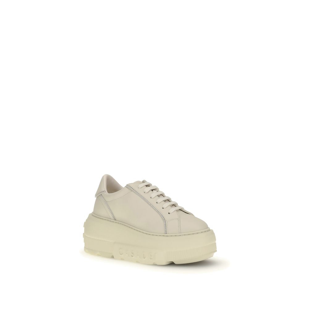 Baskets Chunky Casadei en Caoutchouc Blanc