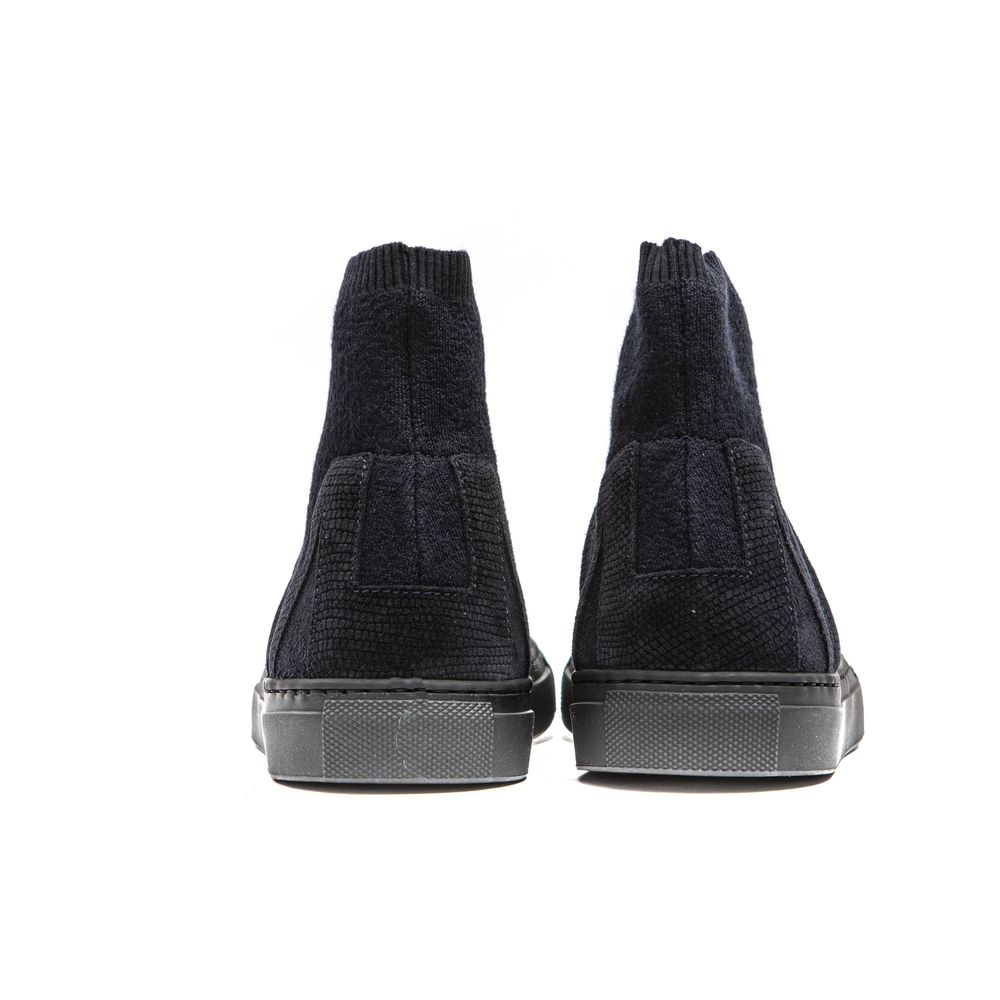 Bottines bleues en cuir pour femme Mr&Mrs Italy