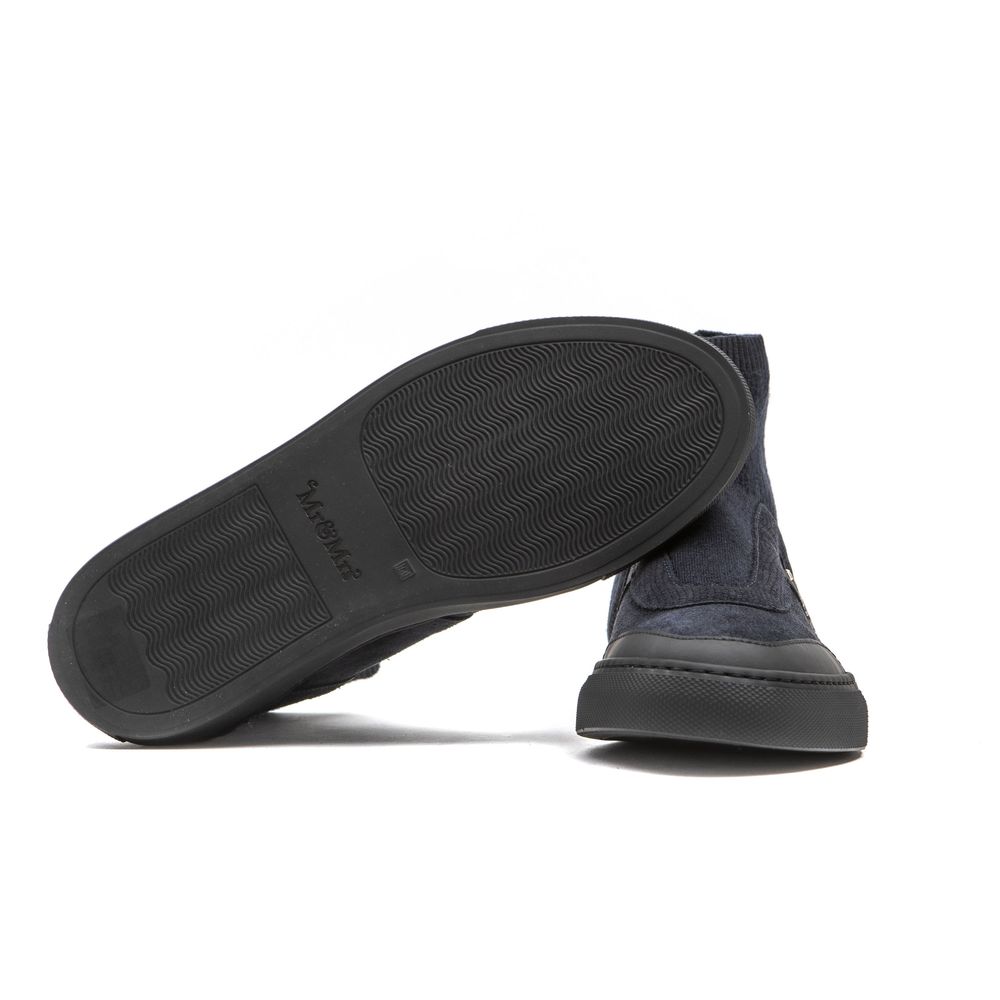 Bottines bleues en cuir pour femme Mr&Mrs Italy