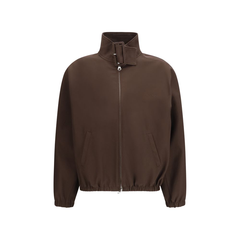 Bomber Courrèges in poliestere marrone