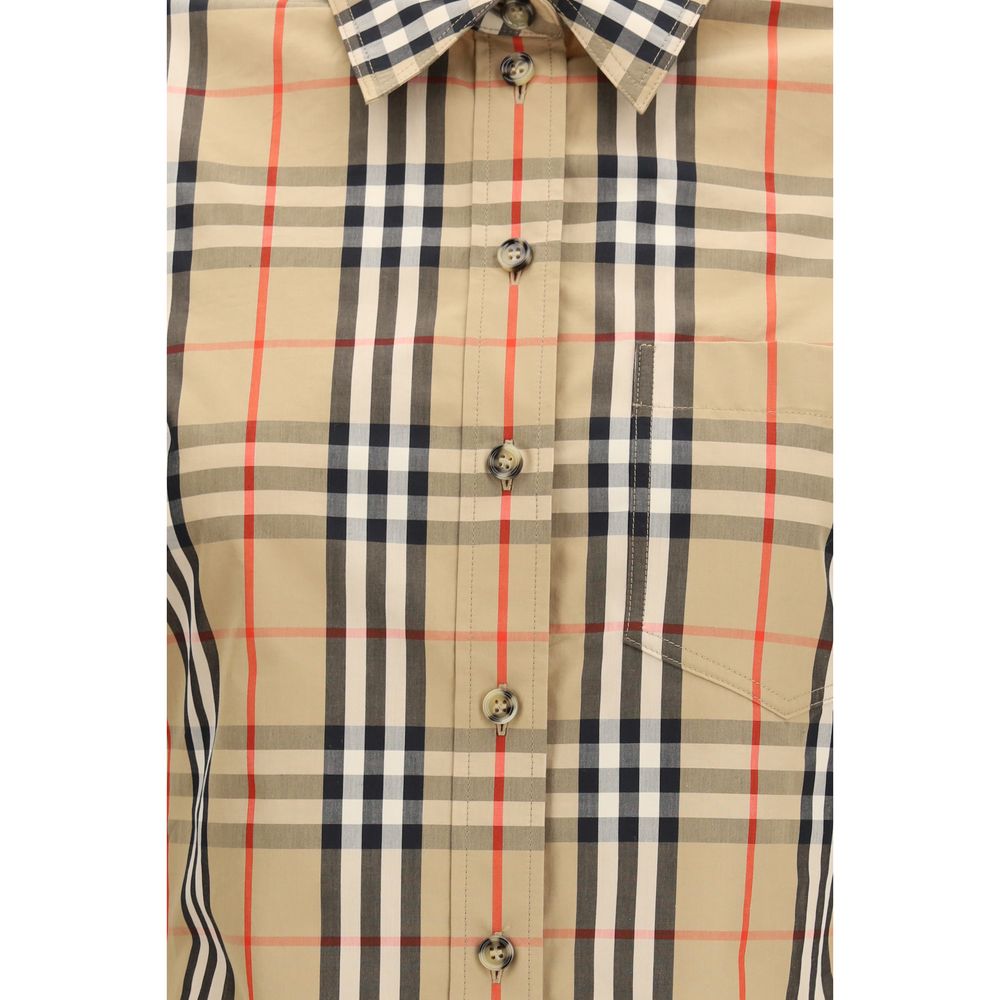 Chemise multicolore en coton Burberry
