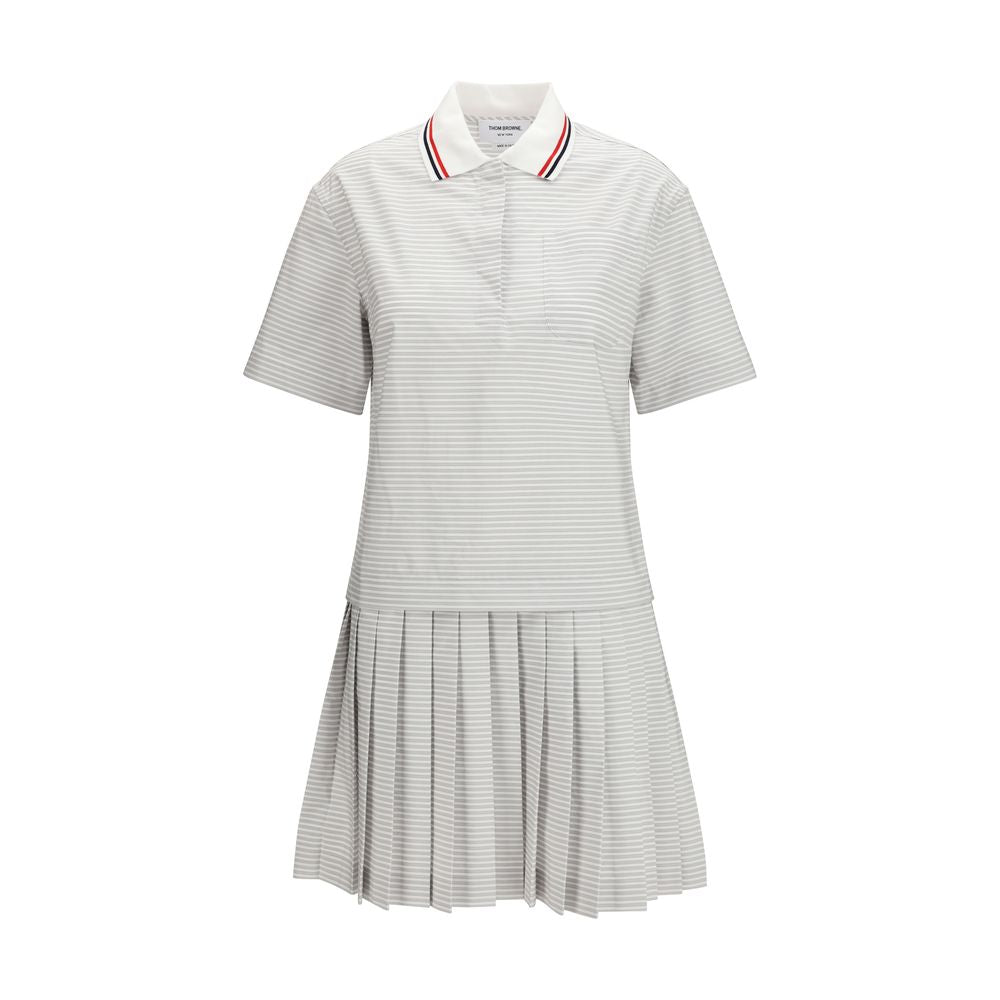 Abito casual Thom Browne in cotone grigio