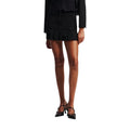 Mini-jupe en coton noir Karl Lagerfeld