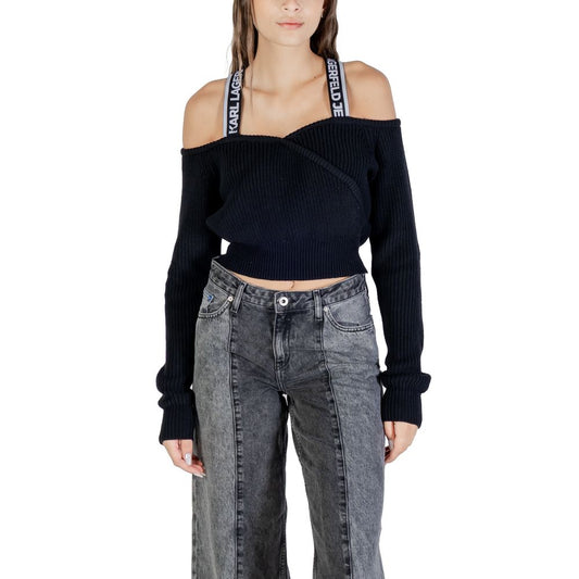 Felpa Karl Lagerfeld in cotone nero