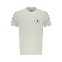 Calvin Klein Bianco Cotton Men T-Shirt
