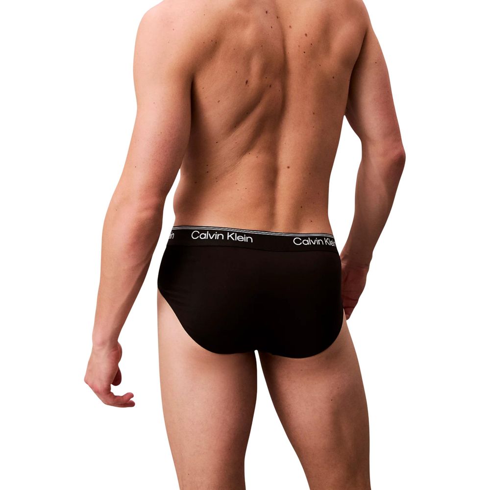 Slip Calvin Klein Underwear en polyester recyclé noir