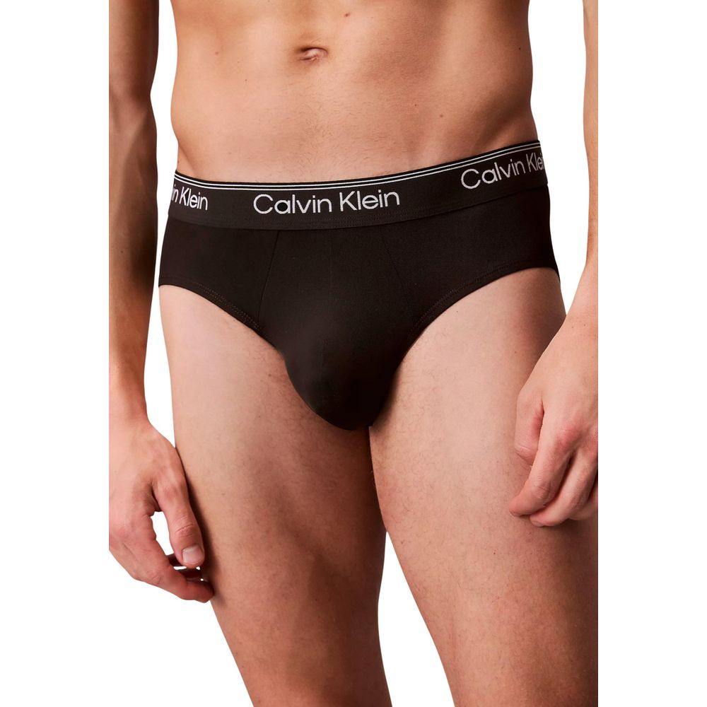 Slip Calvin Klein Underwear en polyester recyclé noir