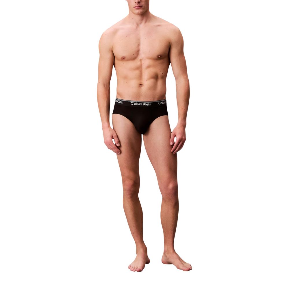 Slip Calvin Klein Underwear en polyester recyclé noir