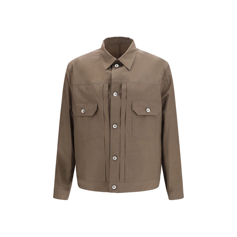 Manteau en coton bicolore Sacai