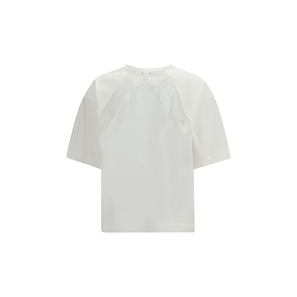 T-shirt bianca in cotone PINKO