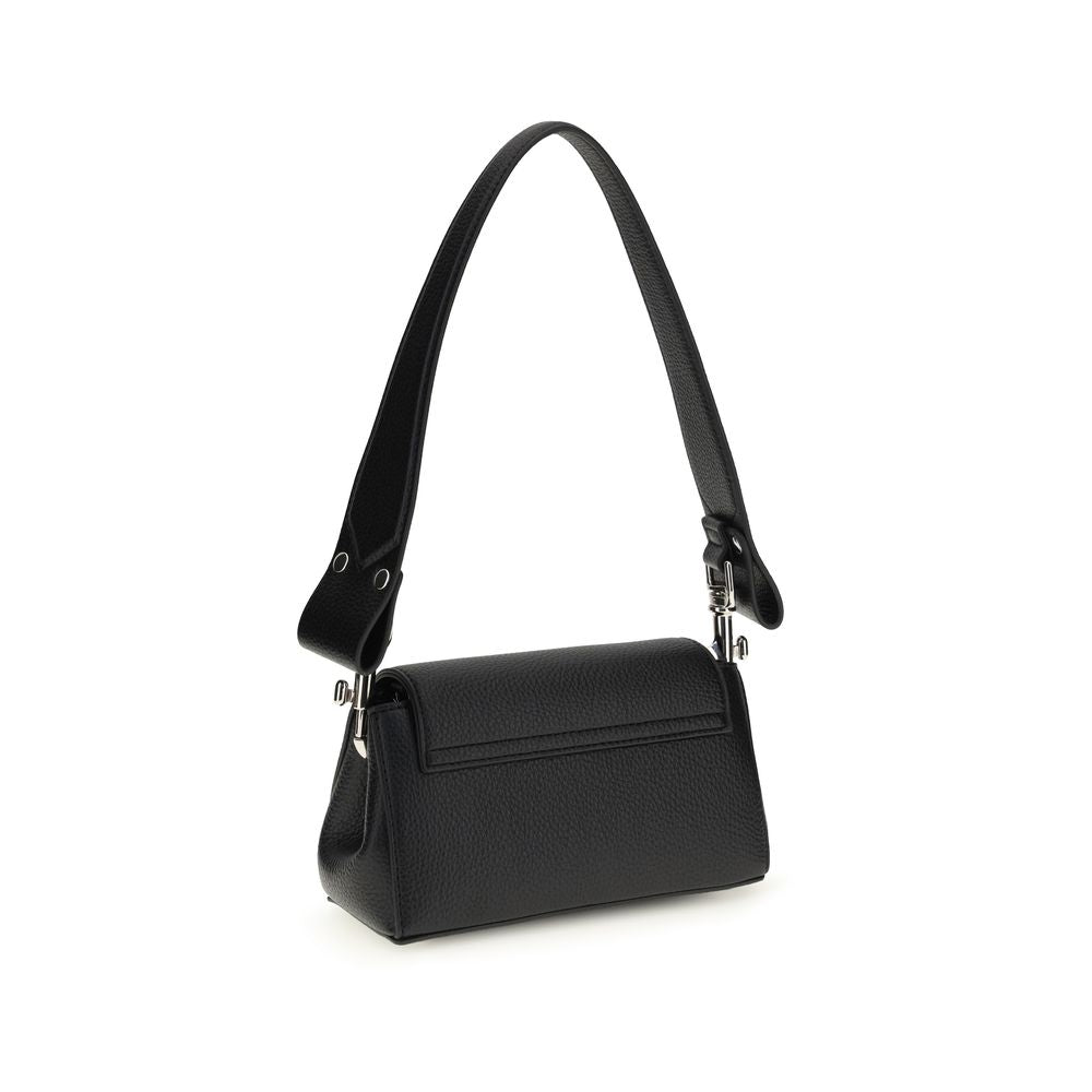 Borsa a tracolla Vivienne Westwood in poliuretano nero