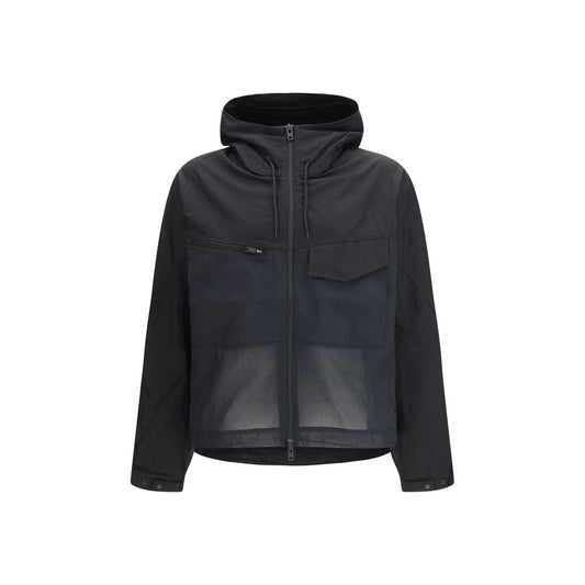 Y-3 Giacca Shell Nera in Cotone