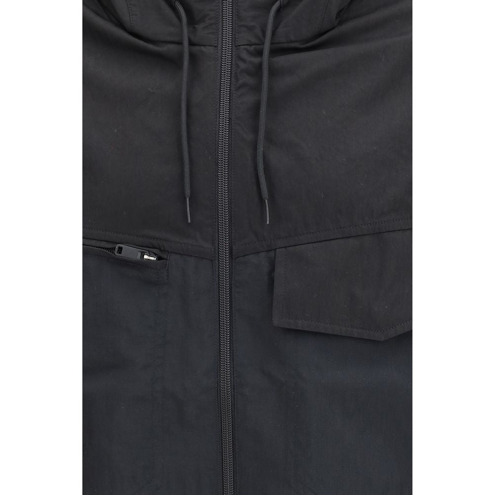 Y-3 Giacca Shell Nera in Cotone