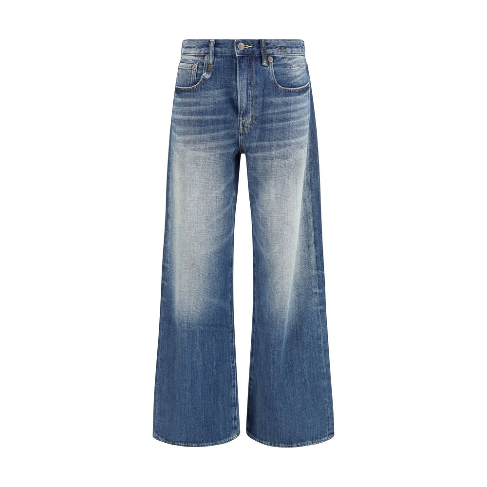 Jean décontracté R13 en coton bleu