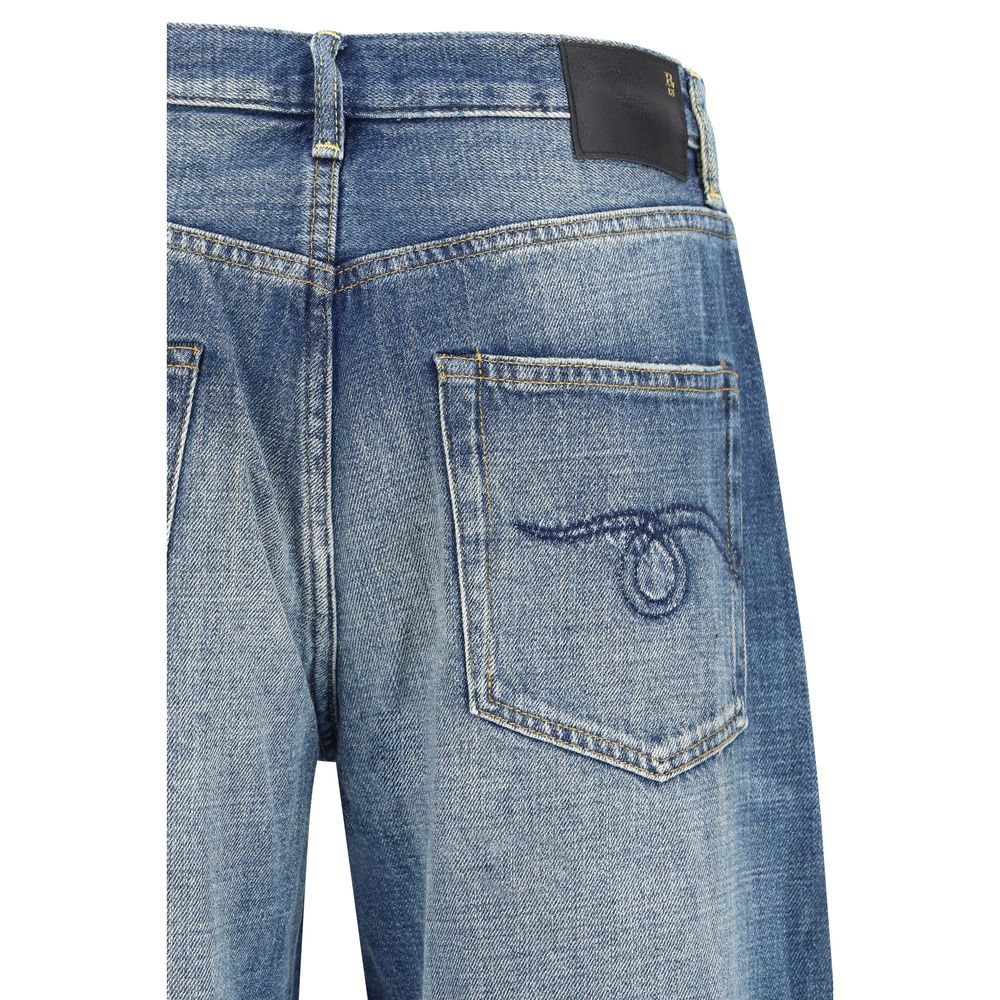 Jean décontracté R13 en coton bleu