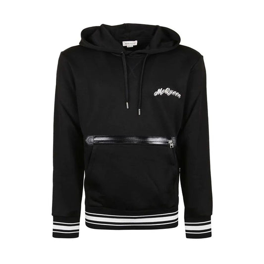 Felpa Alexander McQueen in cotone nero